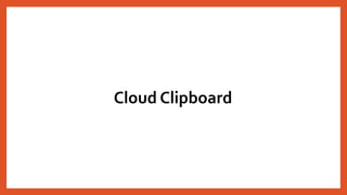 Cloud Clipboard
 