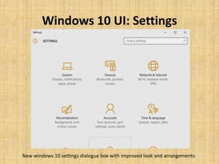 Windows 10 Main User Interface (UI) | PPTX