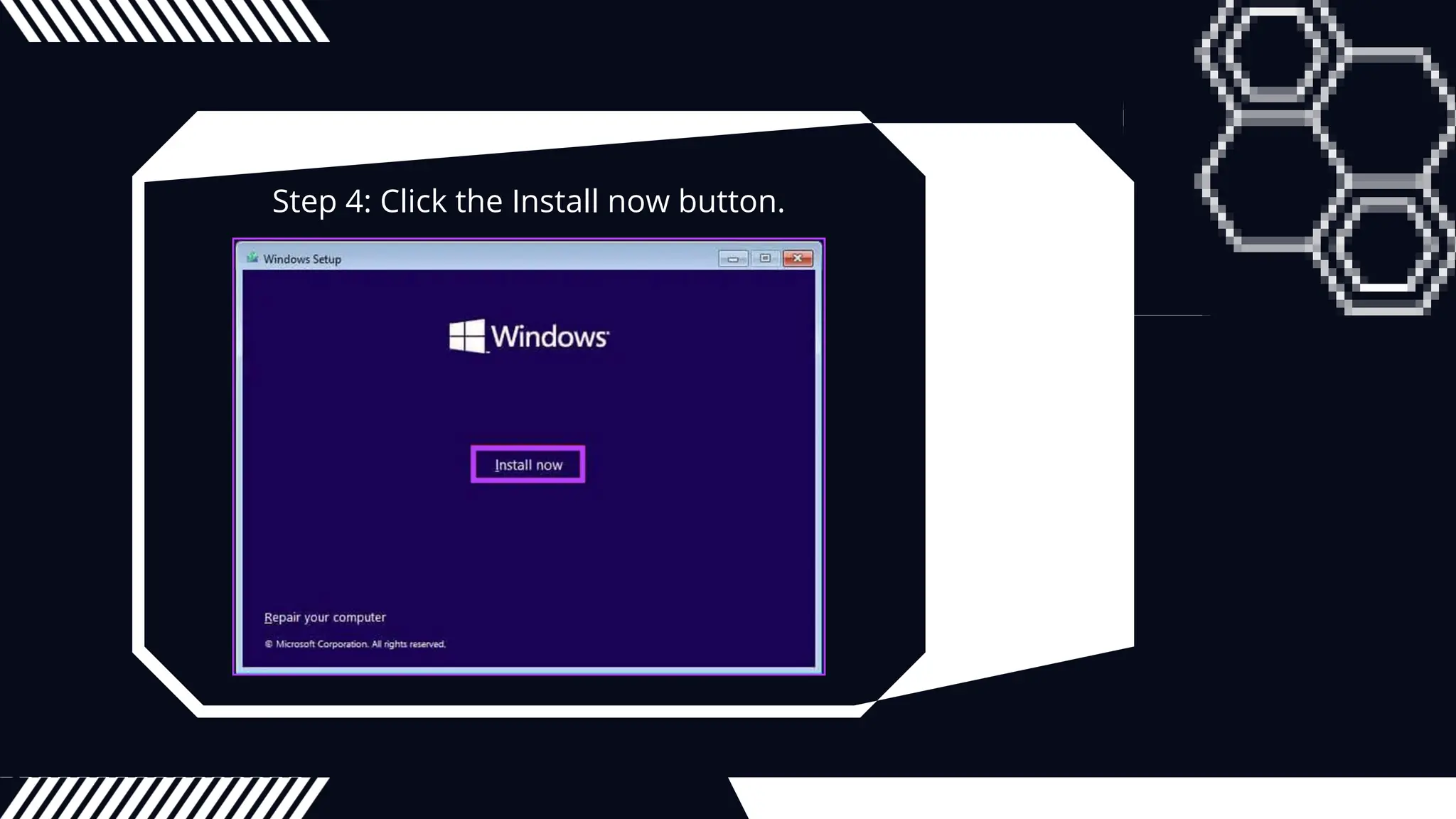 Step 4: Click the Install now button.
 