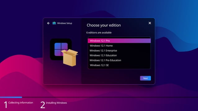 Windows 12.1 Concept PPTX File by AR 4789 | PPTX