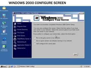 WINDOWS 2000 CONFIGURE SCREEN 
 