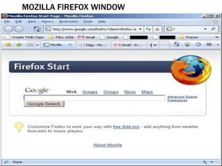 MOZILLA FIREFOX WINDOW 
 