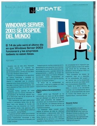 Windows Server 2003 se despide del mundo