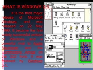 Windows In 1990 Windows 3.0 And 3.1 | PPT
