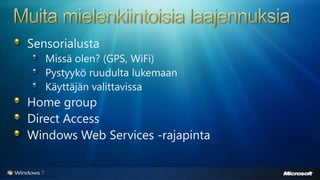 Windows 7 - uudet ominaisuudet