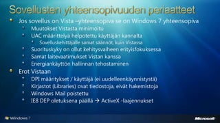 Windows 7 - uudet ominaisuudet