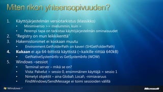 Windows 7 - uudet ominaisuudet