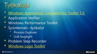 Windows 7 - uudet ominaisuudet