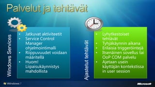 Windows 7 - uudet ominaisuudet