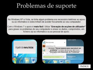 Problemas de suporte




                       ÍNDICE
 