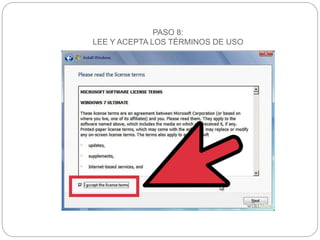 PASO 8:
LEE Y ACEPTA LOS TÉRMINOS DE USO
 