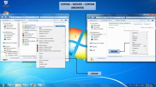 25/11/2016 ING. VLADIMIR MARTINEZ REYNOSA
COPIAR – MOVER – CORTAR
ARCHIVOS
COPIAR
PEGAR
 