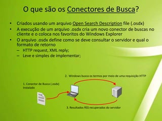 Listas de AtalhosAs Listas de Atalhos — um novo recurso no Windows 7 — levam você diretamente aos documentos, fotos, músicas ou sites que você usa todos os dias. Para abrir uma Lista de Atalhos, basta clicar com o botão direito do mouse em um ícone de programa na barra de tarefas do Windows 7. (Você também os encontrará no menu Iniciar.)O que você vê em uma Lista de Atalhos depende totalmente do programa. A Lista de Atalhos do Internet Explorer 8 mostra os sites visitados com frequência. 