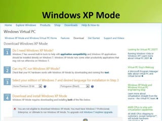 Windows SearchNo Windows 7, você pode encontrar mais coisas em mais lugares — e com mais rapidez. Comece a digitar na caixa de pesquisa do menu Iniciar—e você verá instantaneamente uma lista de documentos, fotos, músicas e emails relevantes no seu computador. Os resultados serão agrupados agora por categoria e conterão palavras realçadas e trechos de textos para facilitar sua verificação. Poucas pessoas armazenam todos os seus arquivos em um lugar hoje em dia. Então, o Windows 7 também é projetado para procurar em discos rígidos externos, computadores em rede e bibliotecas. Sobrecarregado com os resultados da sua pesquisa? Agora você pode filtrá-los instantaneamente por data, tipo de arquivo e outras categorias úteis.