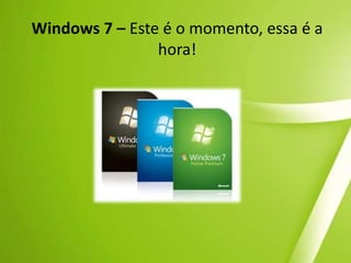 PowerShellWindows PowerShell 2.0 é uma ferramenta de scripting embutida no Windows 7üScripts podem executar praticamente qualquer tarefa de gerenciamento que o gerente de TI precise automatizarüFerramentas de linha de comando podem ser chamadas do Windows PowerShellüFaz uso do.NET framework, provendo acesso a milhares de objetos poderososü