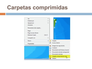 Carpetas comprimidas
 
