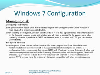Windows 7 configuration | PPT
