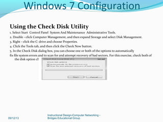 Windows 7 configuration | PPT