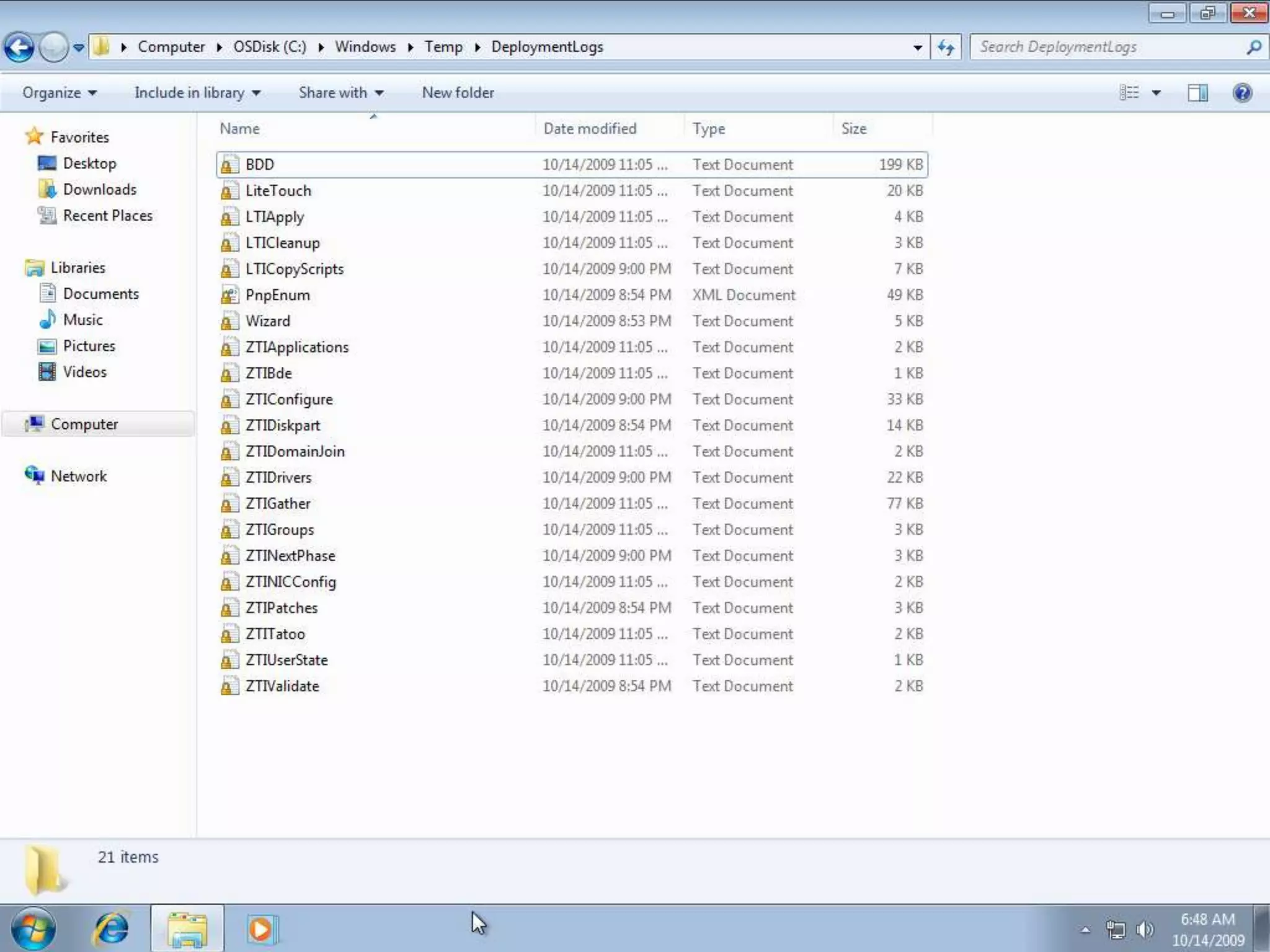 Lite Touch Installation (LTI) deployments