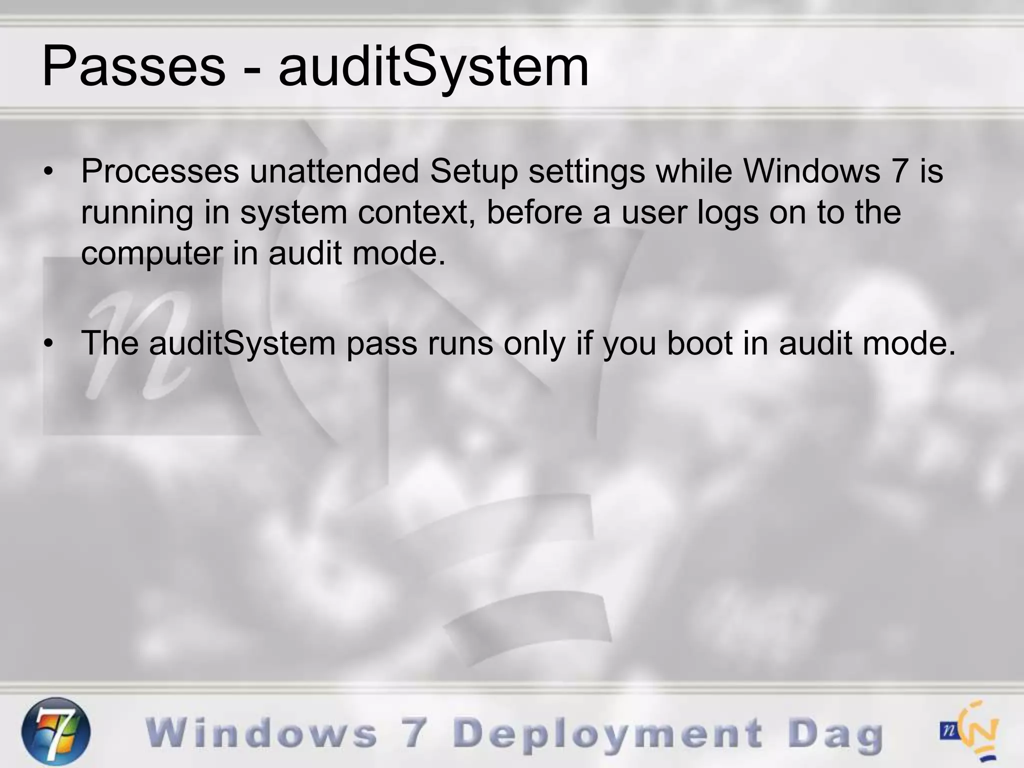 Unattend Windows setup 