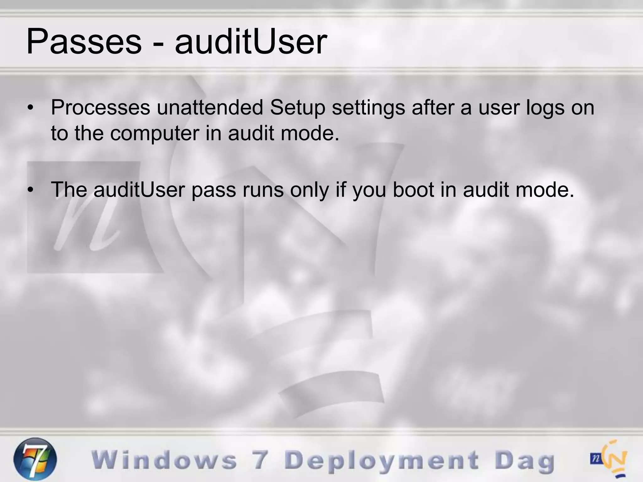 Unattend Windows setup 