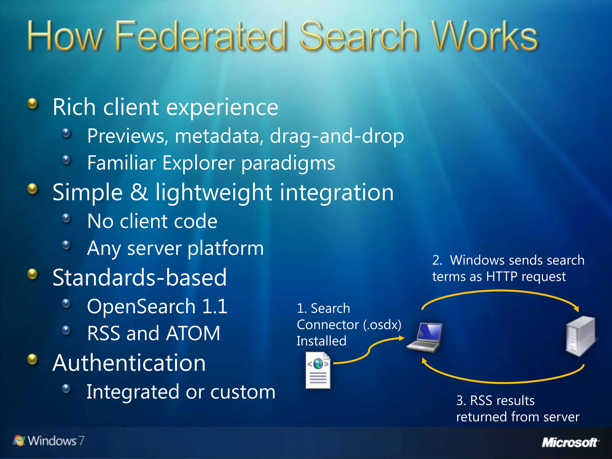 Windows 7 Developer Overview