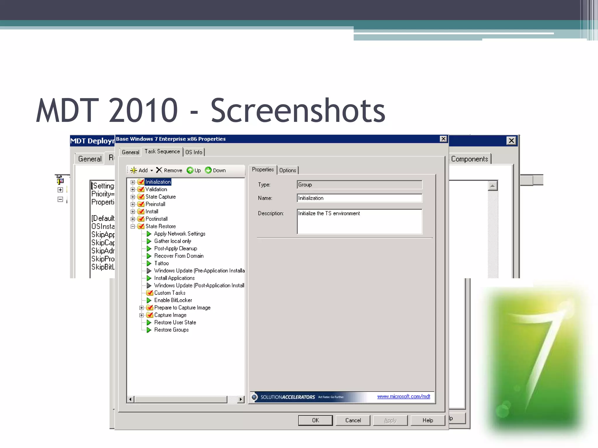 MDT 2010 - Screenshots