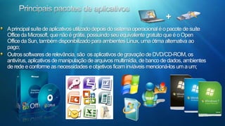 O que é uma rede de computadores? A necessidade de compartilhar recursos (impressoras, discos rígidos,etc) Os computadores foram pensados, antes de serem construídos, como máquinas que seriam conectadas entre si para um uso compartilhado de seus recursos. Nos primeiros computadores, entretanto, o conceito de compartilhamento estava longe de estar implementado. As máquinas eram isoladas, com um poder de processamento bom (para época) mas incapazes  de compartilhar qualquer recurso que fosse. Em meados de 1973, enquanto desenvolviam uma versão do UNIX para rodar em uma máquina da Digital, os pesquisadores da Bell Labs perceberam que o UNIX poderia ser o Sistema Operacional onde o conceito de Rede poderia ser implementado. Isso foi possível porque no UNIX existe o conceito de driver de dispositivo (comum hoje em vários outros sistemas operacionais). No UNIX um driver é um arquivo que só tem uma função: trocar dados entre um dispositivo e a CPU do computador. Então eles implementaram a construção da placa de rede, escreveram o driver para a placa e conseguiram compartilhar uma parte de uma das máquinas - no caso, uma UNIDADE DE FITA.Como os SOs se comunicamMas como acontece o uso da rede? Tudo fica bem escondido do usuário final (que, como nós, precisa saber como usar e não como funciona). Mas é interessante fazer, pelo uma vez, esta viagem. Cada vez que usamos um programa, este é controlado pelo Sistema Operacional (que na verdade é quem executa todos os acessos aos meios físicos – discos rígidos, memórias, placas, etc.), o programa é um solicitante de serviços ao Sistema Operacional. O SO é o executor destes pedidos. 