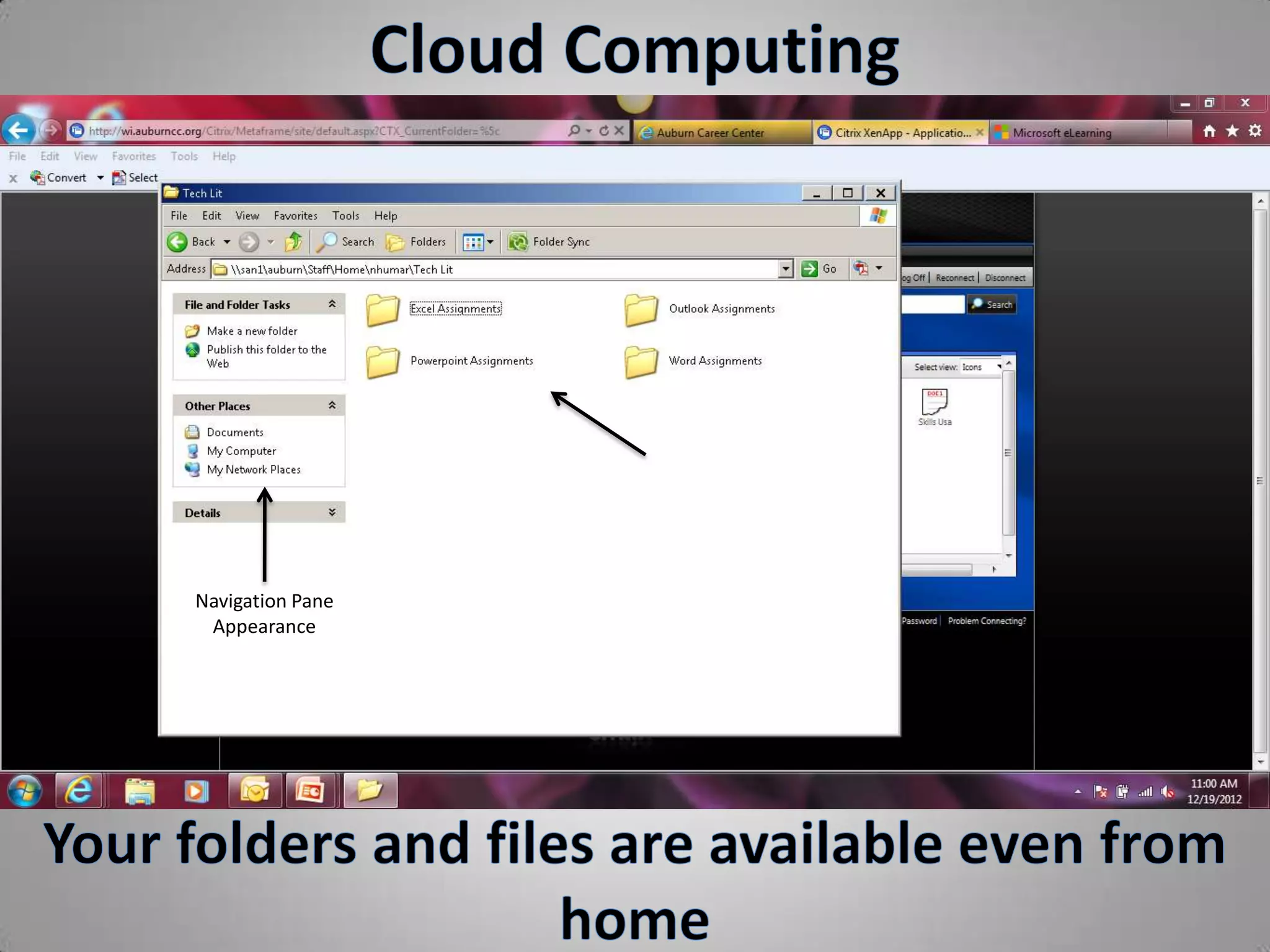 Navigation Pane
 Appearance
 