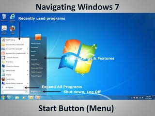 Windows 7 Files & Folders | PPTX