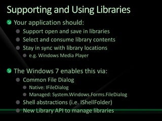 Windows 7 For Developers