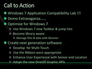 Windows 7 For Developers
