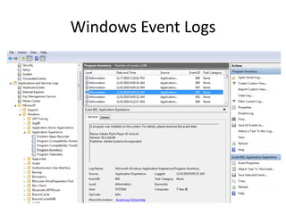 Windows 7 forensics event logs-dtl-r3 | PDF