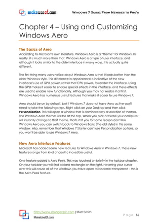 Windows 7 guide | PDF