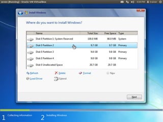 Windows 7 installation ppt