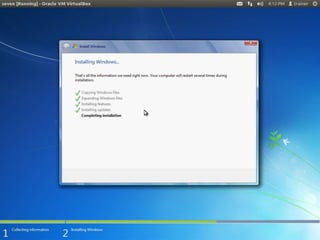 Windows 7 installation ppt