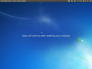 Windows 7 installation ppt