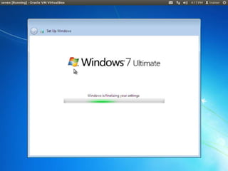 Windows 7 installation ppt