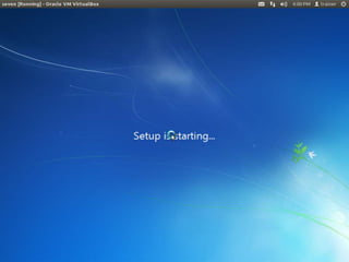 Windows 7 installation ppt