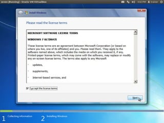 Windows 7 installation ppt