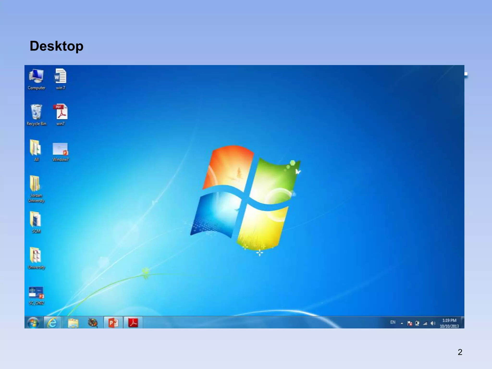 Windows 7 Interface pptx