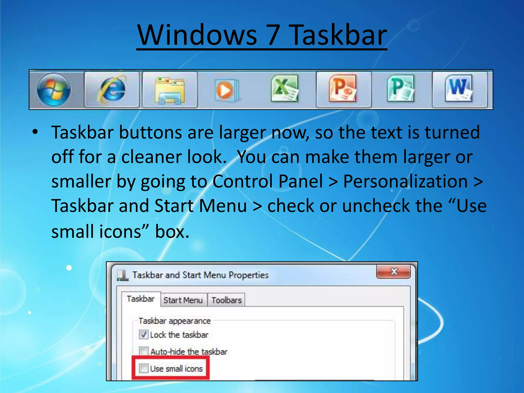 Windows 7 and Office 2010 | PPTX