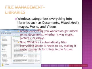 What’s New?-Performance64-bit processor Large amount of information support Can use more RAM up to 4GBMore responsive when running multiple programsCompared to the 32-bit processor more power