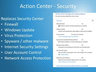 Taskbar – Notifications
