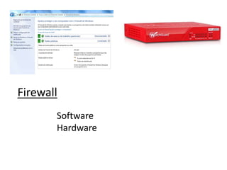 Firewall
Software
Hardware
 