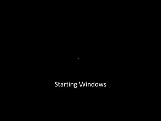 Starting Windows

 
