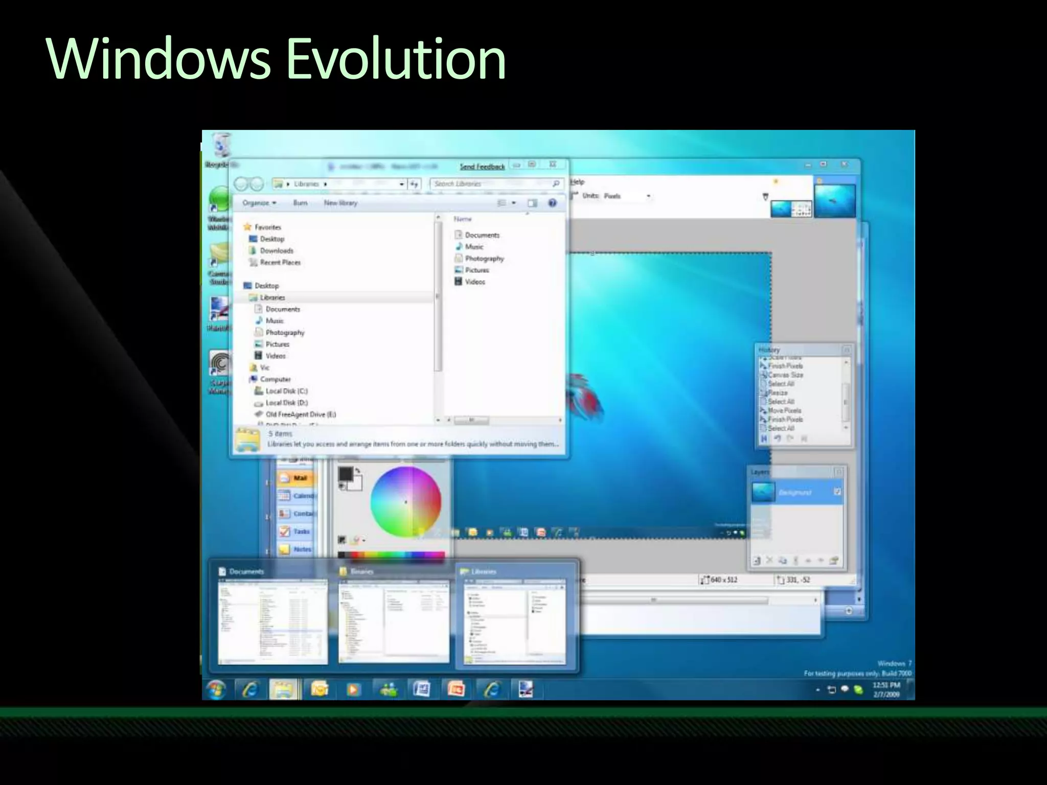 Windows Evolution