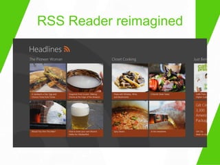 RSS Reader reimagined
 