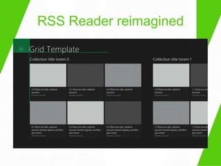 RSS Reader reimagined
 