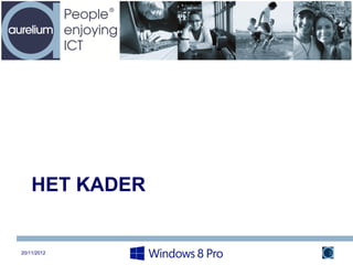 HET KADER


20/11/2012      3
 
